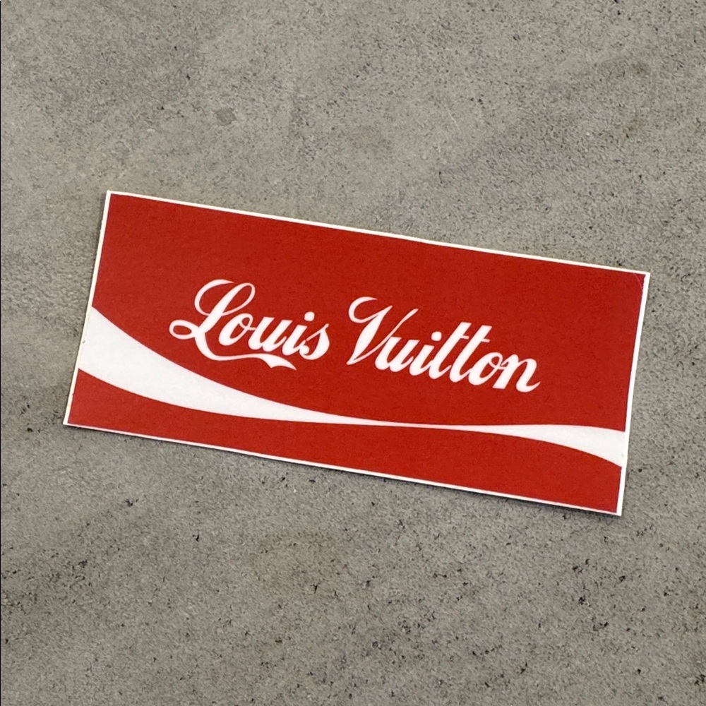 MEGA YACHT LV LOUIS COCA-COLA VUITTON STICKER